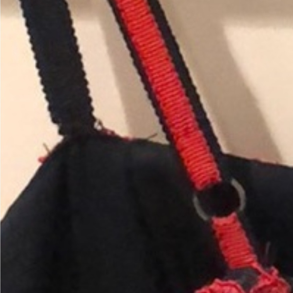 Alice + Olivia Black and Red Dress